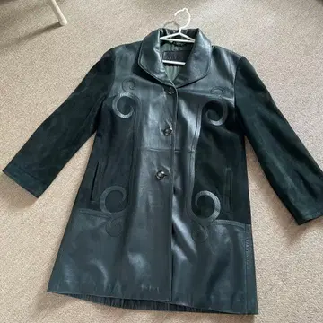 ARTPIL 코듀로이 가죽 코트 아우터