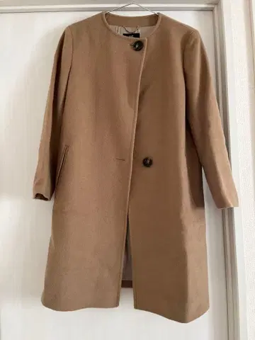 베이지 롱 코트 34