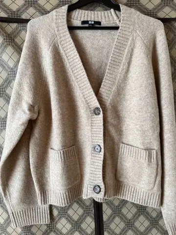 [ 새상품 ] 유니클로 수플레얀 가디건 M