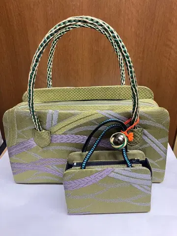 일본 의류용 백 꾀꼬닥색