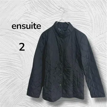 새상품급 [ 에스 스위트 ] 자켓 코트 퀼팅 노카라 경량 방한