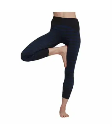 미사용 새상품 adidas Marimekko 스트라이프 레깅스 네이비