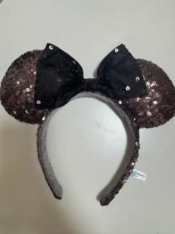 스팽글 미키마우스 귀 머리띠