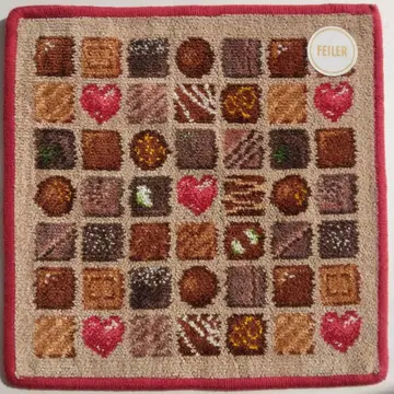 미사용 새상품 FEILER 페이러 손수건 코프레도쇼콜라