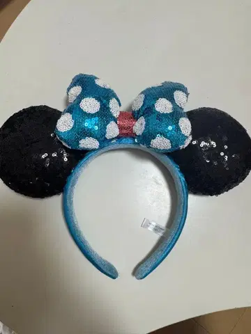 미니 마우스 스팽글 머리띠