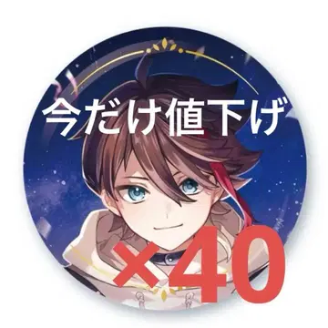 사에구사 아키나 생일 굿즈 캔 배지 40개