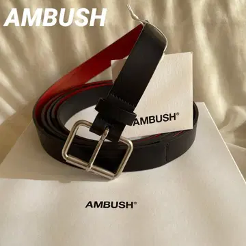 AMBUSH BLACK&RED 더블 벨트 [ 새상품 ]