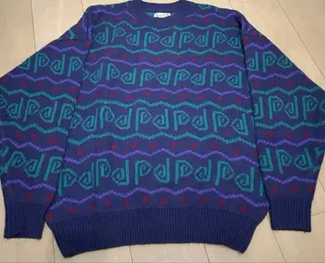 기하학 니트 스웨터