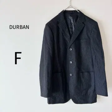 더반 테일러드 자켓 남성용 싱글 울 혼방 일본제 블랙 F