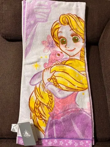 Disney 라푼젤 60 x 130 타월 미사용 디즈니 프린세스