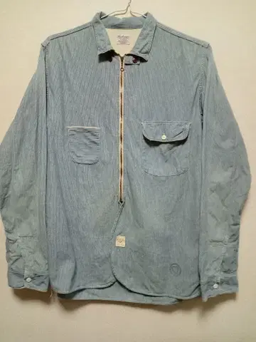 아나크로놈 데미지 긴팔 데님 셔츠 No.262