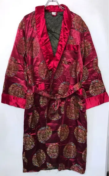 QISHAN 오리엔탈 모드 구제 의류 새틴 자수 차이나 쿵푸 가운