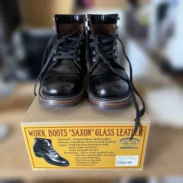 TOYS McCOYWORK BOOTS SAXON GLASS LEATHER