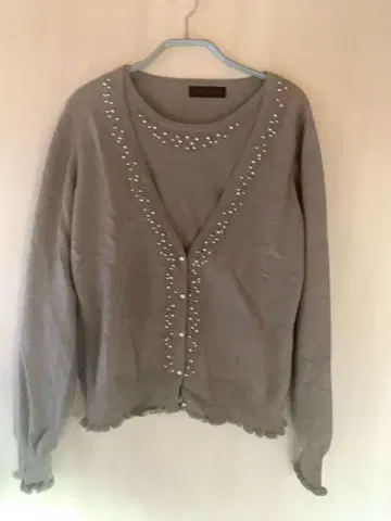 제니퍼 레너드 그레이 가디건