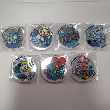BT21 오리지널 아크릴 키링 묶음 판매