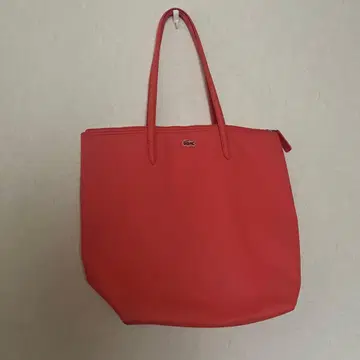 LACOSTE 라코스테 숄더 토트 백 코랄 핑크