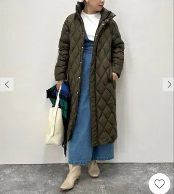 노리즈 Taion 헤치마 퀼트 롱 다운 코트 [Web 한정판]