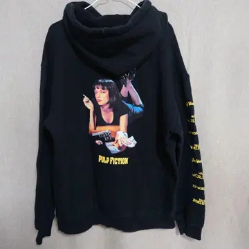HUF PULP FICTION 블랙 후드티 M