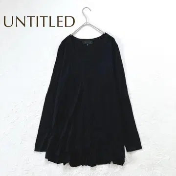 언타이틀 [ M ] 니트 실크 캐시미어 V넥 심플 무지 캐주얼