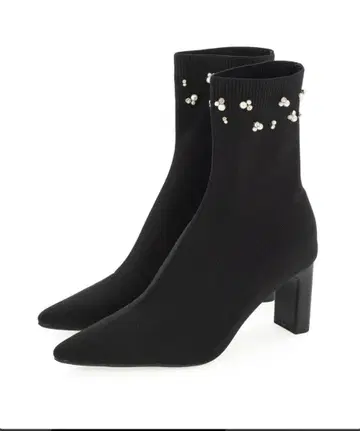 RANDA 비쥬 디자인 니트 부츠 S