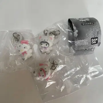 메지루시 액세서리 산리오 포근포근 스노우 헬로키티 마이멜로디 쿠로미