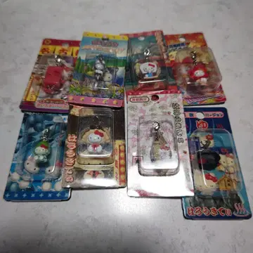 헬로키티 지퍼 마스코트 8세트