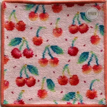 체리 도트 손수건 (WEB 한정판) 애프리콧