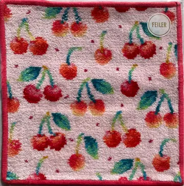 체리도트 손수건 (WEB 한정판) 핑크