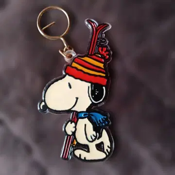 스누피 스키 키링