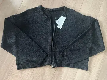 블랙 실버 가디건 ANGIE