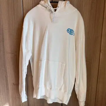 엑스걸 화이트 후드 부착 후드티 [ S 사이즈 ]