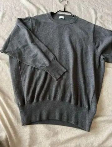 c.t plage 다크 그레이 코튼 캐시미어 38