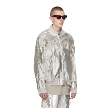 doublet 24SS 실버 자수 블루종