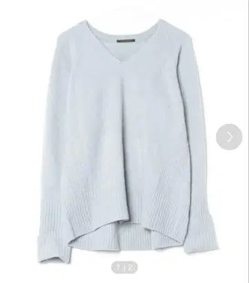 BARNYARDSTORM 라이트 블루 V넥 니트 0사이즈