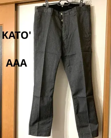 KATO' AAA 일본제 면 남성용 팬츠 S
