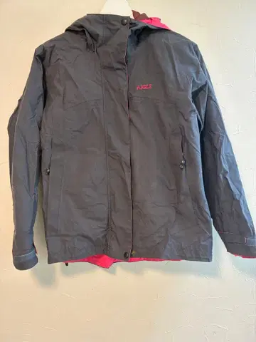 AIGLE 그레이 마운틴 후드티 아웃도어 자켓 S