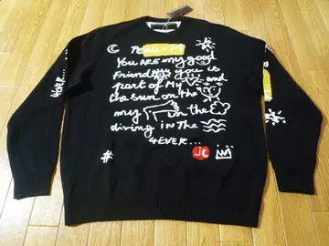 새상품 까스텔바작 CASTELBAJAC 직접 그린 니트 50