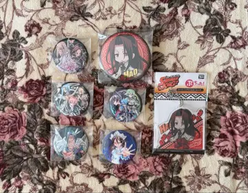 샤먼킹 캔뱃지 아크릴 키링 7개 세트