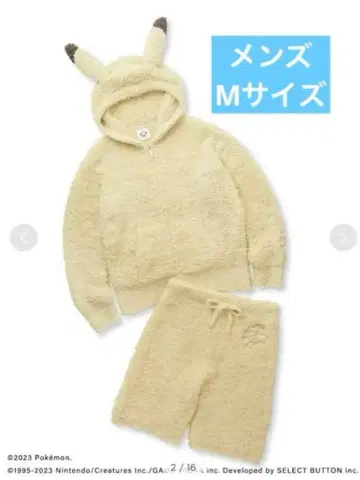 미사용 젤라피케 피카츄 남성용 M 상하의 세트