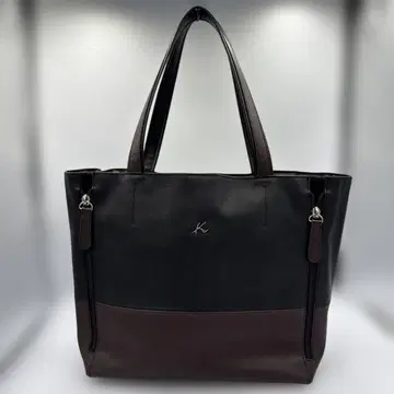 키타무라 K2 바이컬러 토트백 숄더 A4
