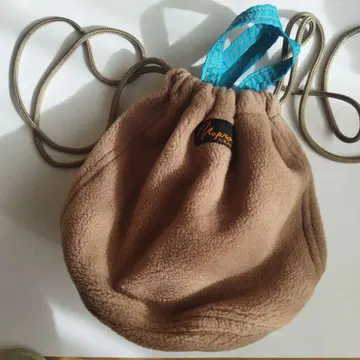 NAPRON 나프론 핸드백 복조리형 브라운 새상품급