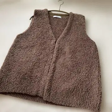 relume 베이지 베스트 프리 사이즈