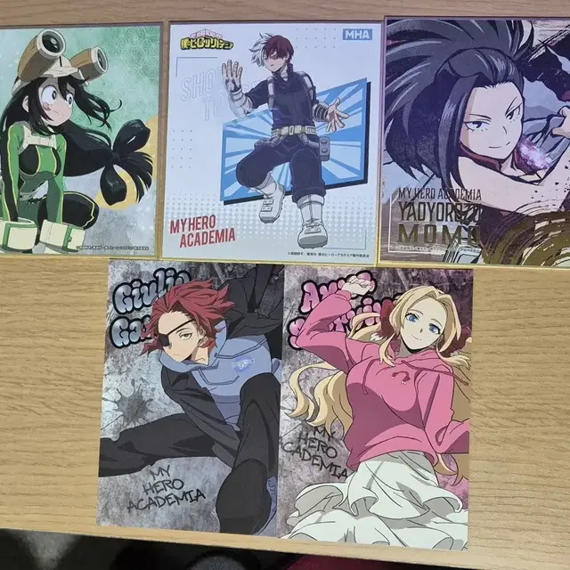 나의 히어로 아카데미아 색지.아크릴스탠드.러버참.키링.뱃지