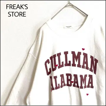 FREAK'S STORE 맨투맨 화이트 오버 사이즈