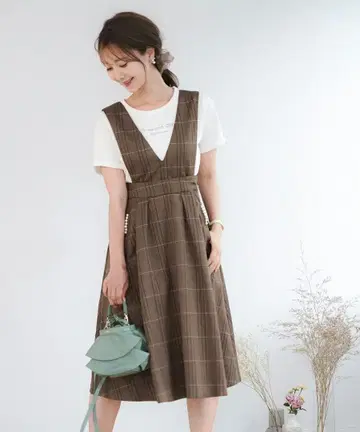 2way 오버롤 스커트