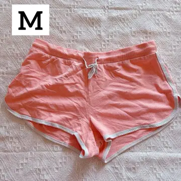 [ M ] 숏팬츠 핑크 얇은 소재 하의 홈웨어 릴랙스 의류