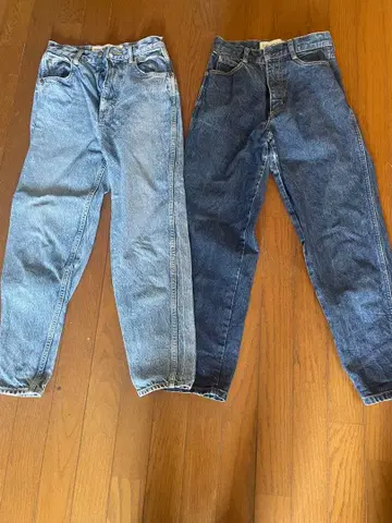 데님 팬츠 라이트 블루, 다크 블루 2색