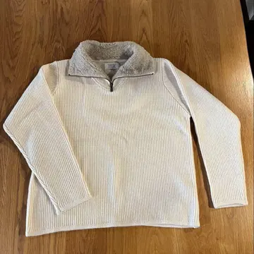 펠리시모 써니클라우드 하프 지퍼 스웨터