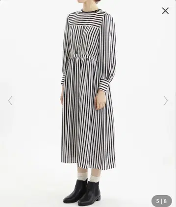 매킨토시 철학 새틴 원피스