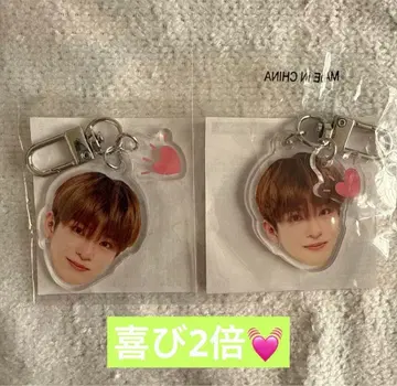 treasure 희로애락 얼굴 아크릴 키링 아사히 희 x 2